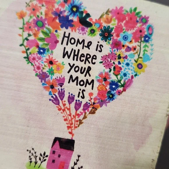 Photo or Note Holder Floral Design - Picture 2 of 4